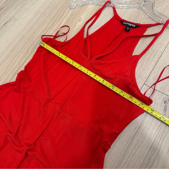 EXPRESS 🔥 Sleeveless Dress Red Size Small - Picture 9 of 11